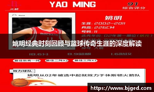 姚明经典时刻回顾与篮球传奇生涯的深度解读